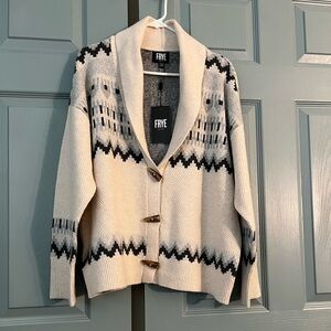 Frye Oatmeal Heather Combo Cardigan